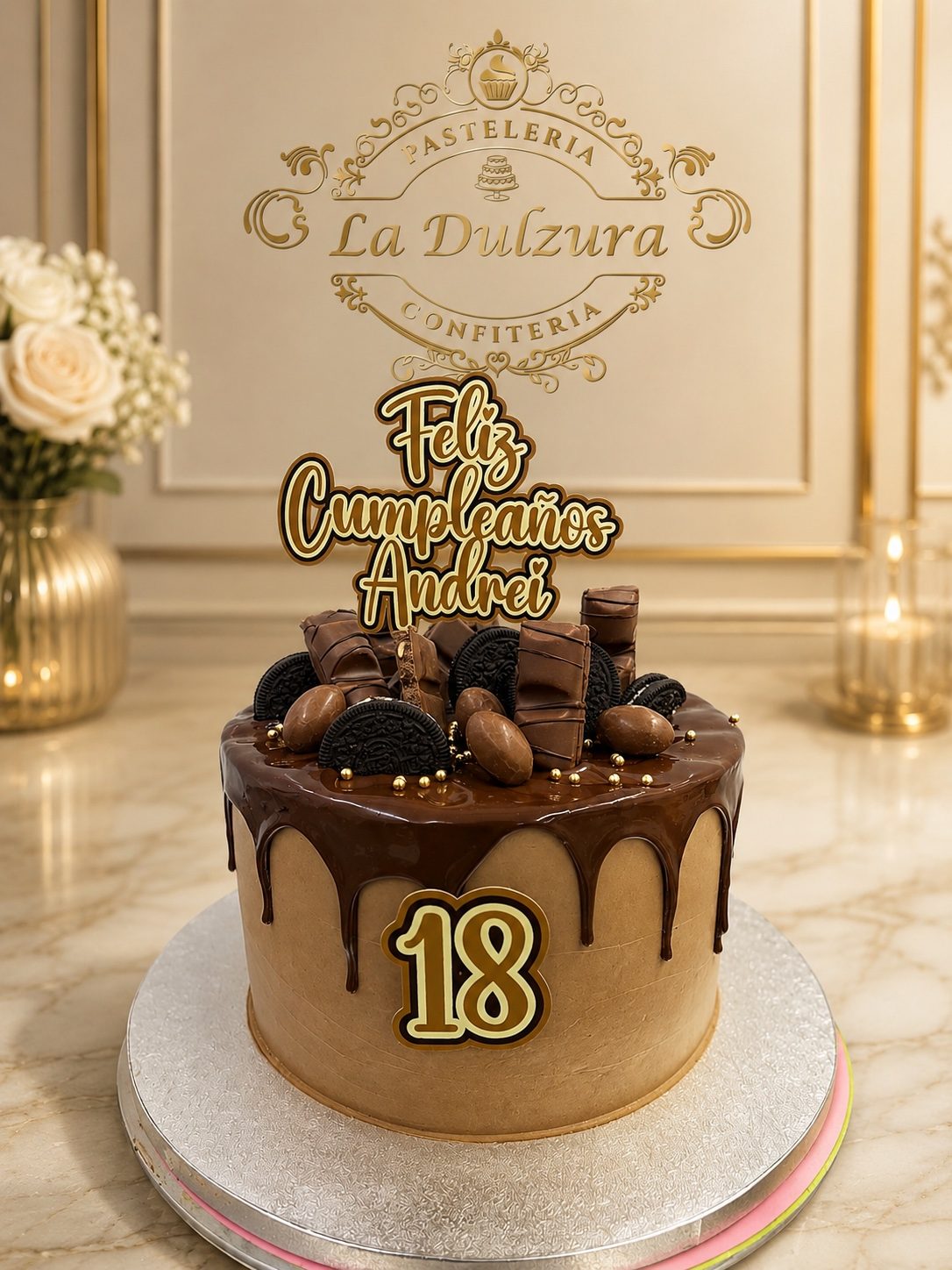 Cumpleaños chocolate y galletas