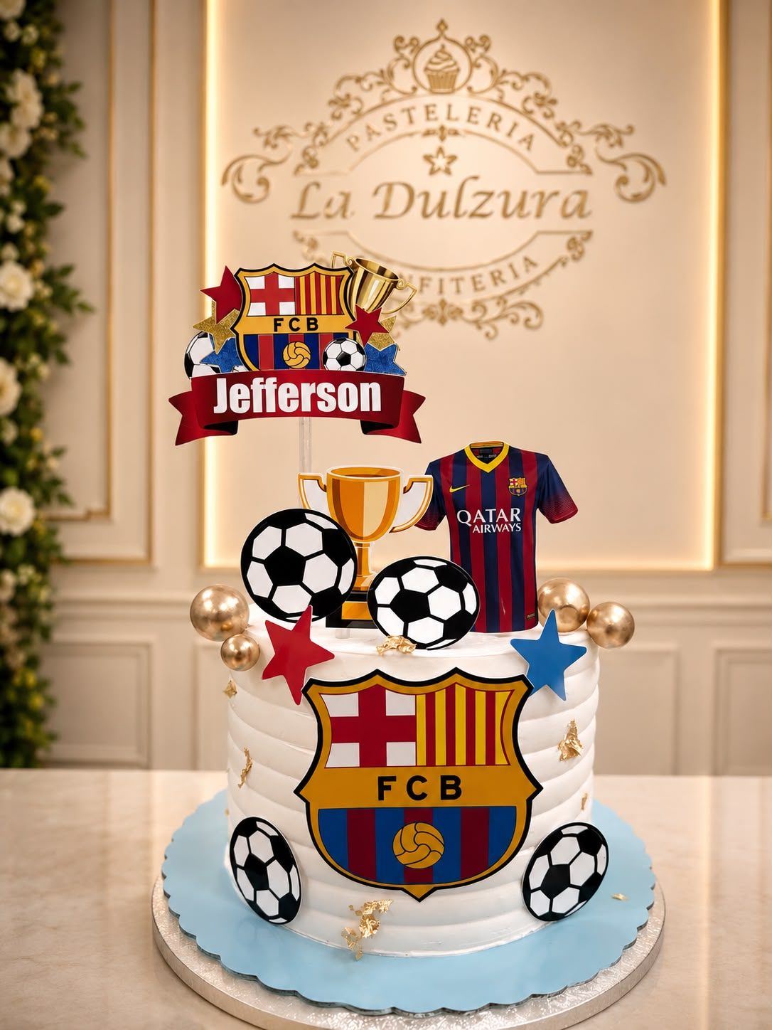 Torta temática fútbol club