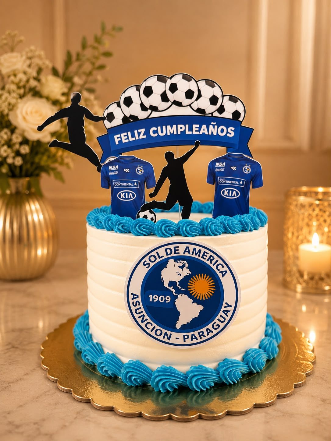 Torta temática fútbol