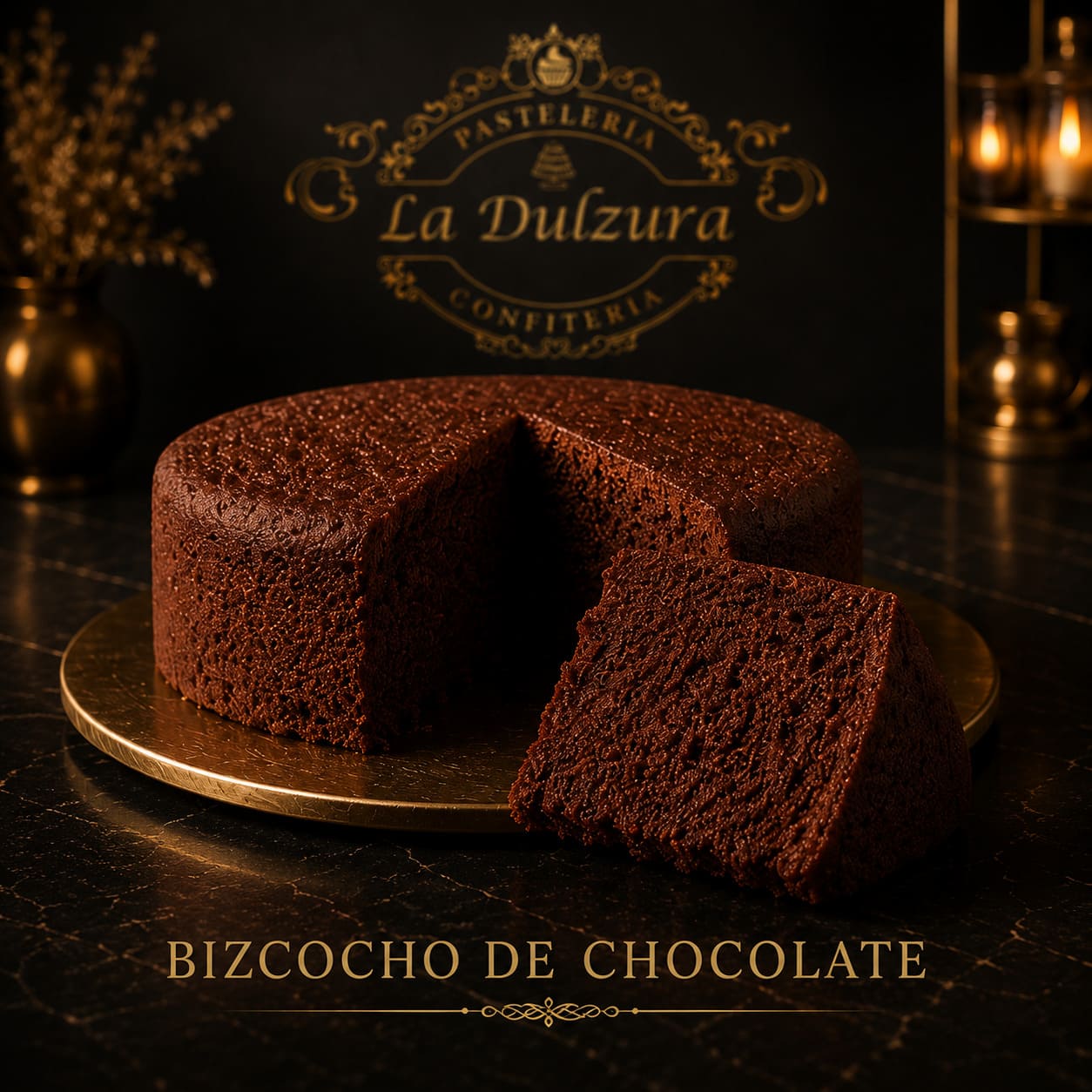 Bizcocho de Chocolate - La Dulzura