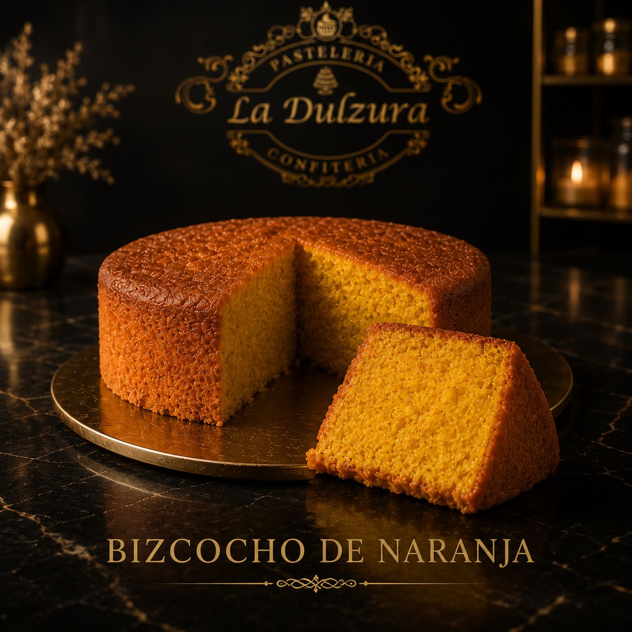 Bizcocho de Naranja - La Dulzura
